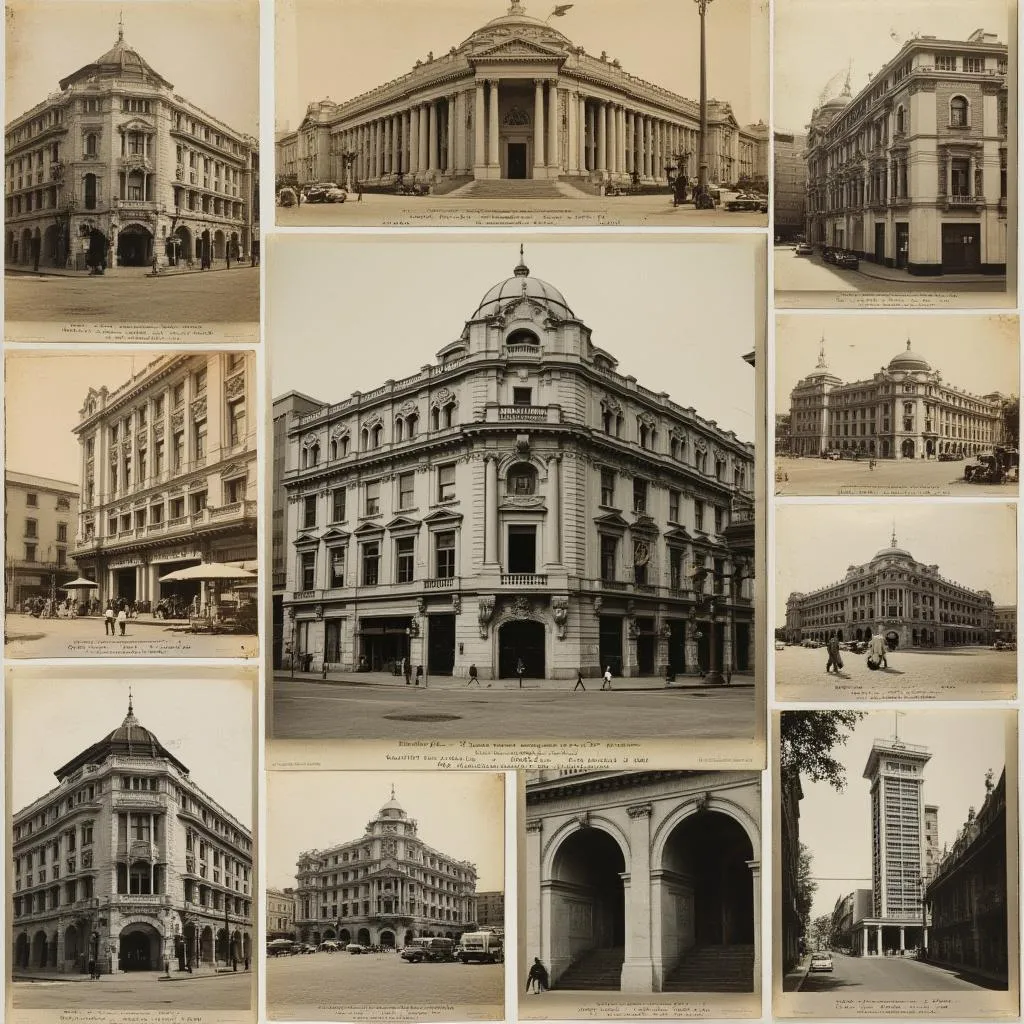 Montaje histórico financiero de Colombia