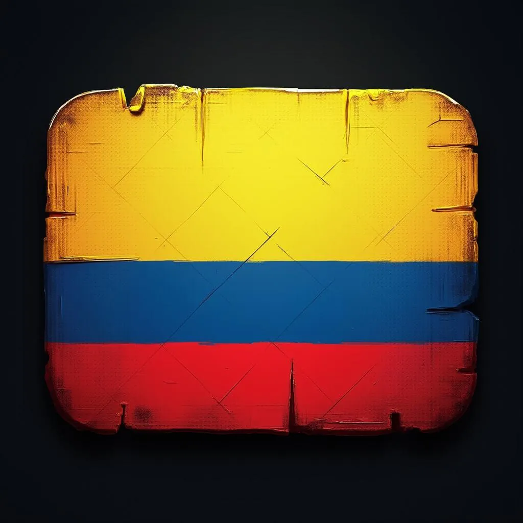 Ícono de bandera colombiana